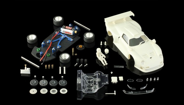 Slotcar 1:24 Bausatz analog BRM GT1 White Kit m.neuer Technik/Fahrwerksausführung!