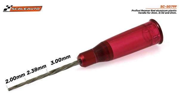 Reibahle-Schraubendreher Pro Tool Stahlbit m.Aluminium u.Kunststoffgriff f.Ø3mm