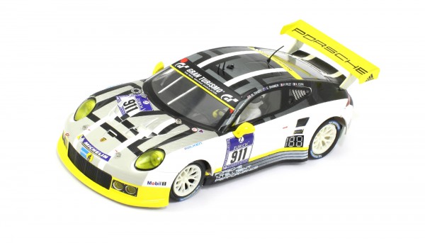 Slotcar 1:32 analog SCALEAUTO 911 GT3 RSR Nürburgring 2016 No. 911
