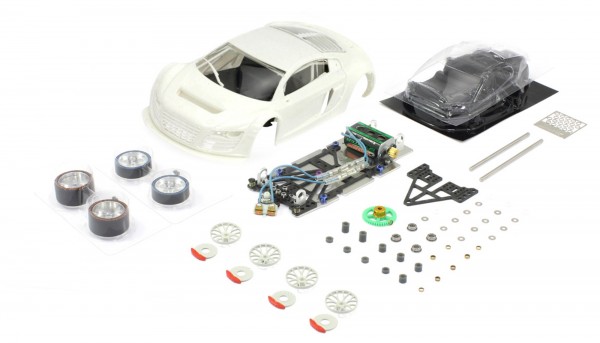 Slotcar 1:24 analog Bausatz SCALEAUTO Racing-RC2 Competition LMS GT3 White Kit