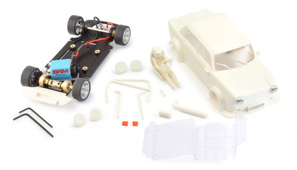 Slotcar 1:24 analog Bausatz BRM Simca White Kit Typ A