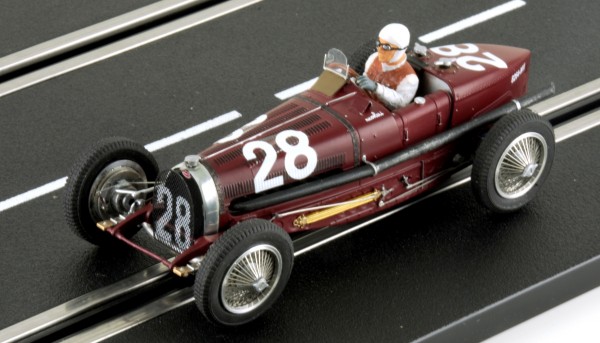 Slotcar 1:32 analog LE MANS MINIATURES Typ 59 Grand Prix Monte Carlo 1934 No. 28 High Detail Resin Collectors Edition