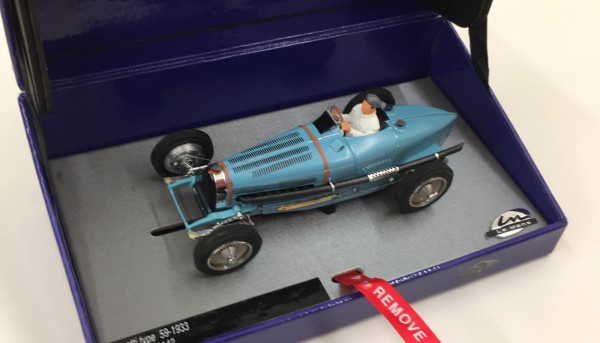 Slotcar 1:32 analog LE MANS MINIATURES Typ 59 Grand Prix 1933 Light Blue High Detail Resin Collectors Edition
